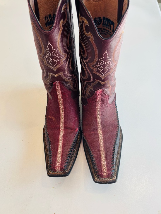 Jar Boots Shoes - Jar Boots Women's Burgundy Western Boots size 7